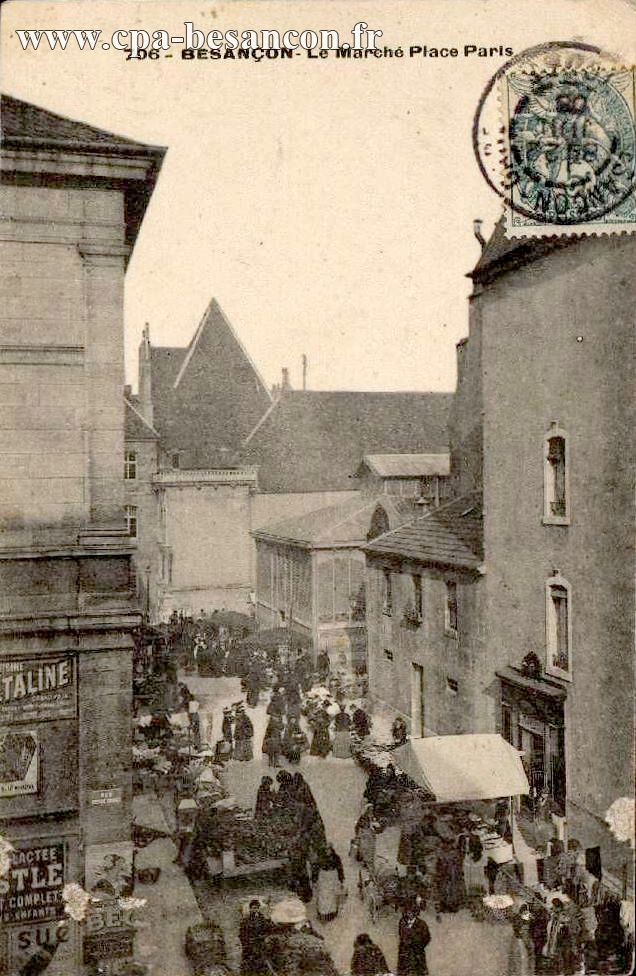 706 - BESANÇON - Le Marché Place Paris
